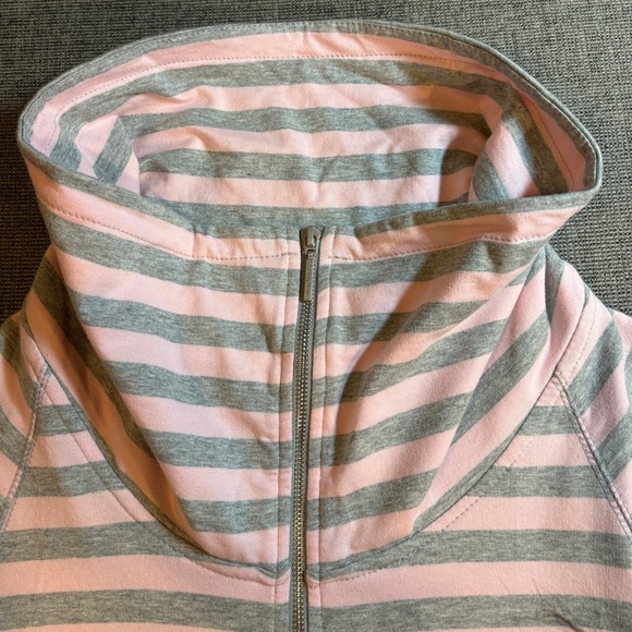 Calvin Klein Performance Pink Gray Striped Jacket Quick Dry Size Large - Picture 5 of 10